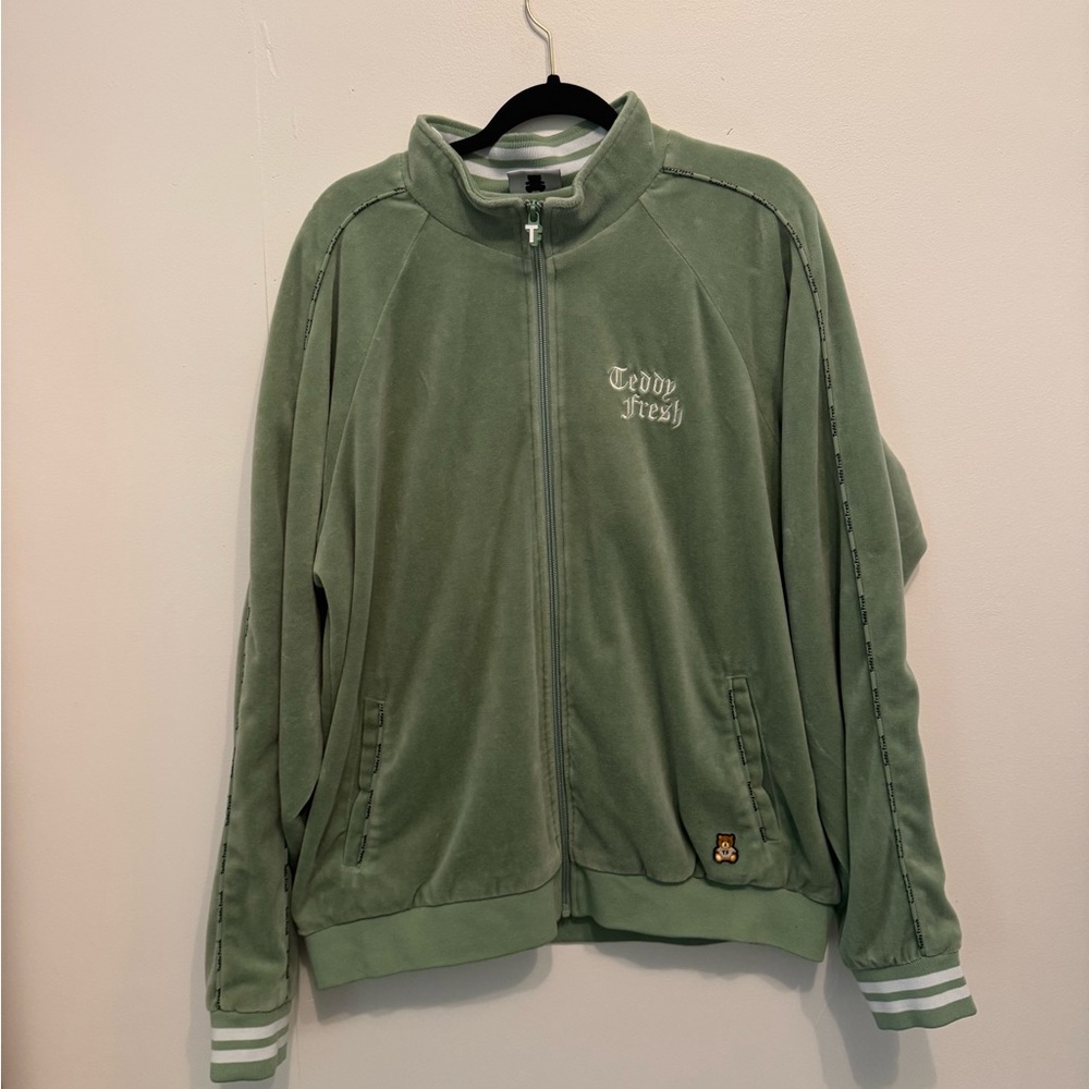 Teddy Fresh Sage Green Track Jacket